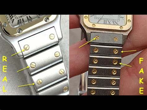 cartier panthere watch real vs fake|cartier watch counterfeit.